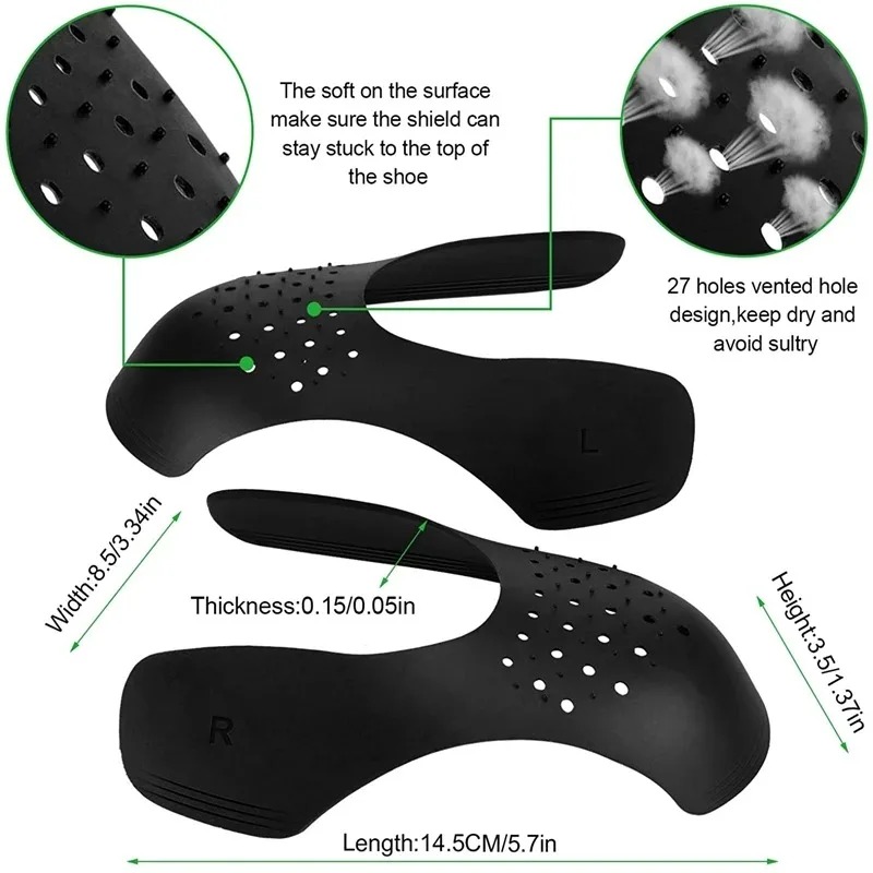زوج واحد من الأحذية الواقية من - مراجعة Crease Protector Toe وسعره