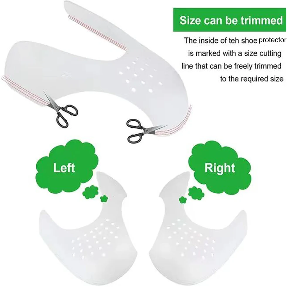 5 أزواج حامي التجعد حذاء رئيس  - مراجعة Crease Protector Toe وسعره