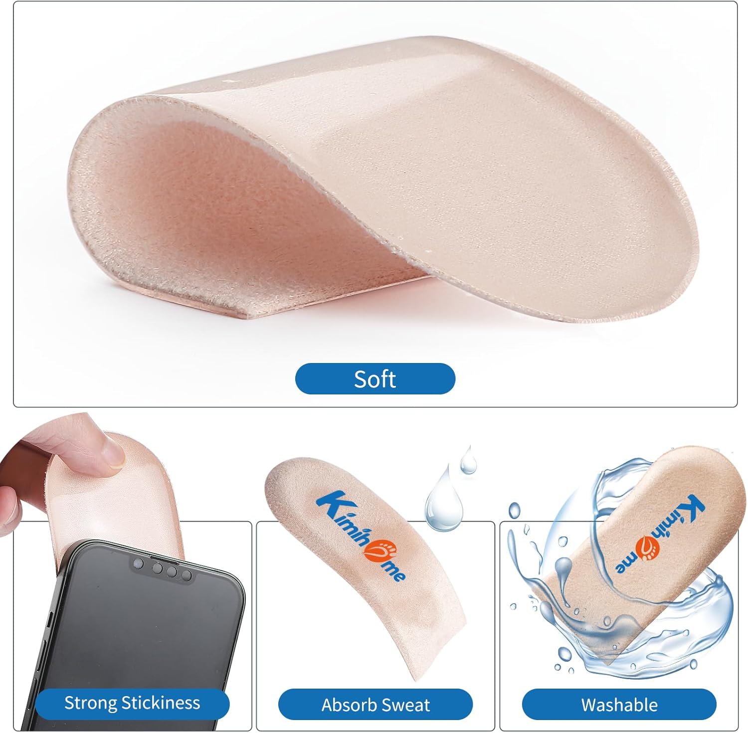 Sumifun 1 زوج نعل جل سيليكون ا - مراجعة Shoe Polish Cream وسعره