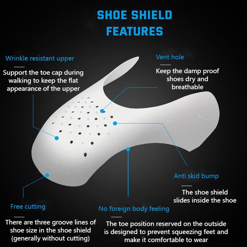 حذاء رياضي كاجوال مضاد للتجاعي - مراجعة Crease Protector Toe وسعره