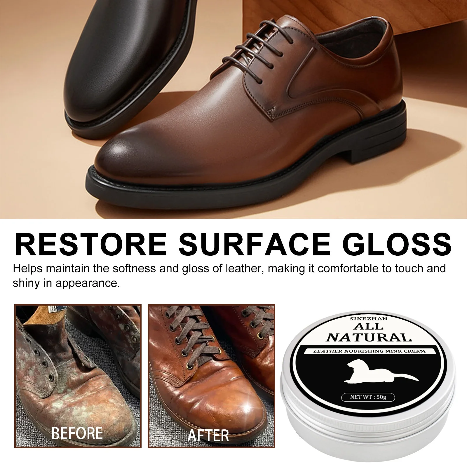 منظف أريكة جلدية من سيكيزان، ك - مراجعة Shoe Polish Cream وسعره